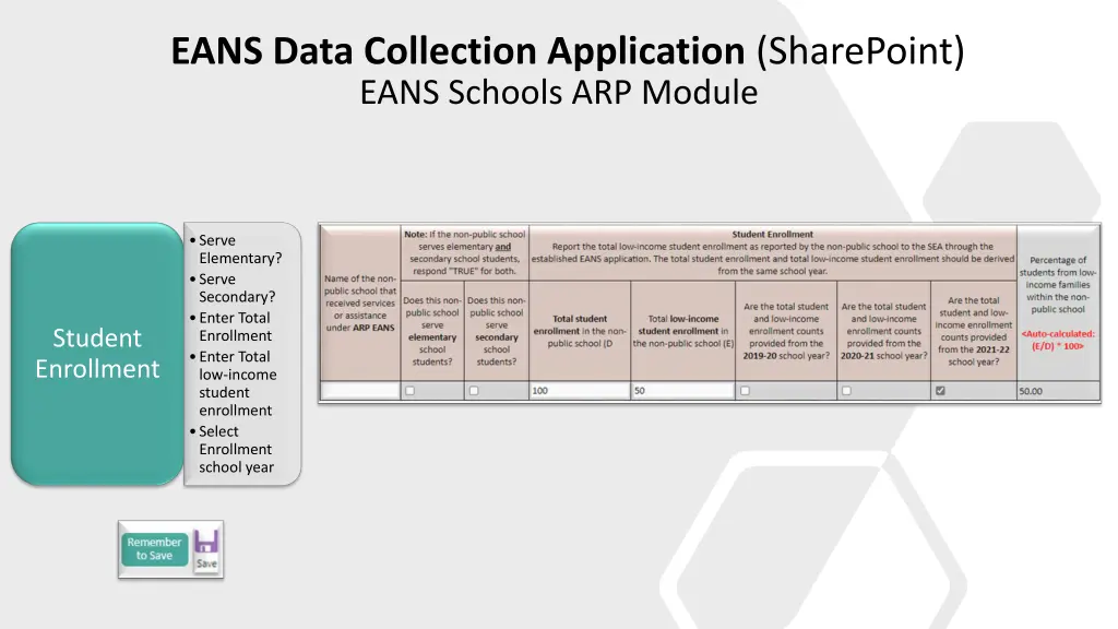 eans data collection application sharepoint eans 4