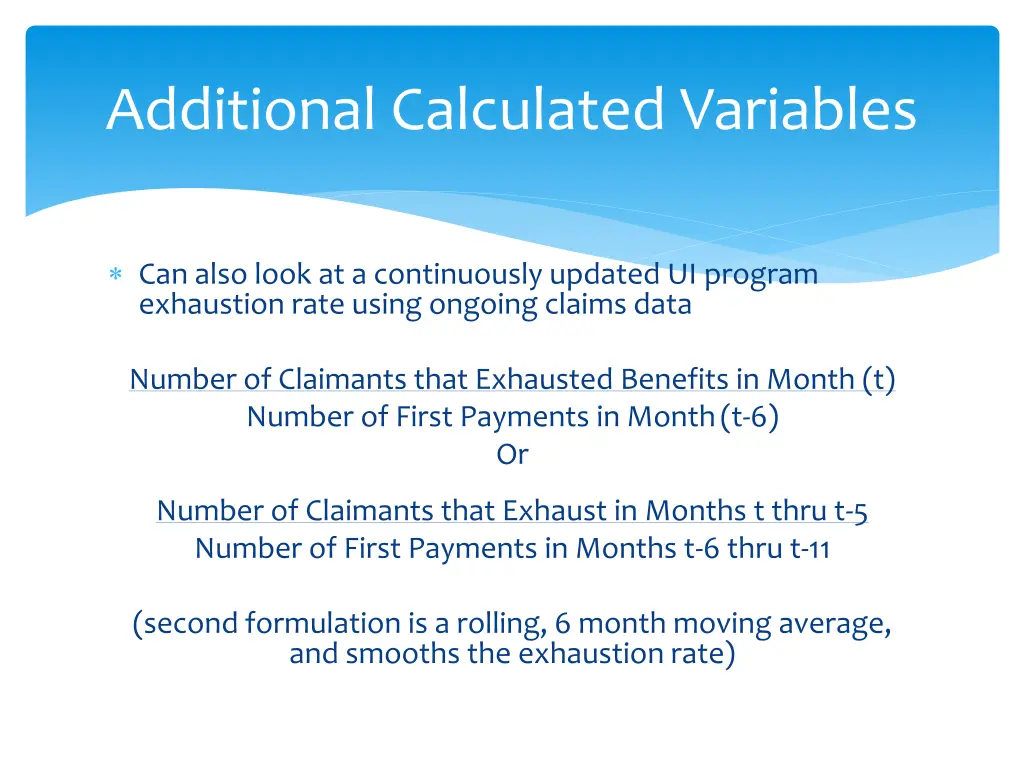 additional calculated variables 1