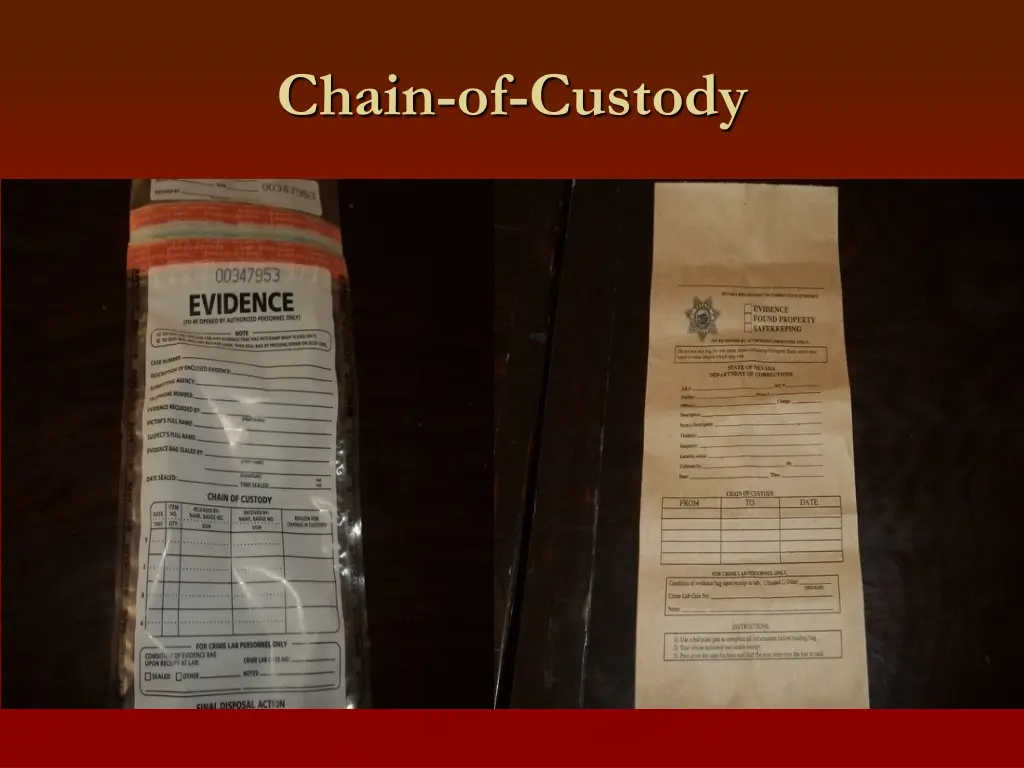 chain of custody 1