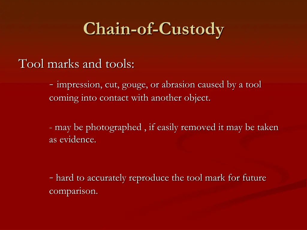 chain of custody 15