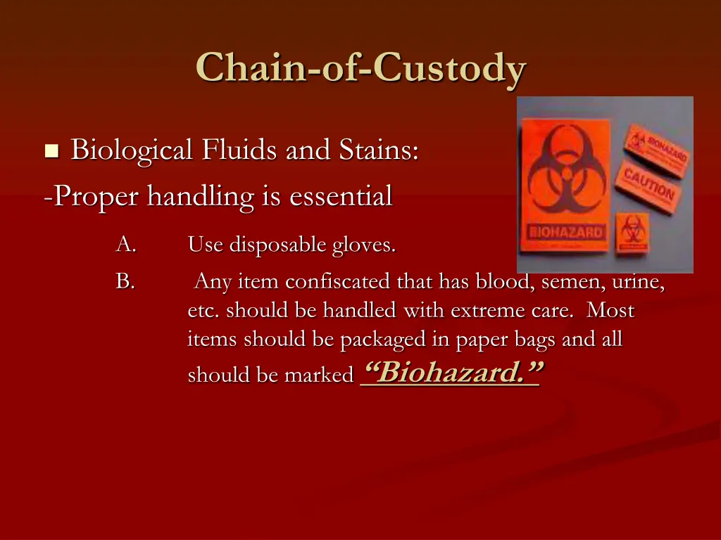 chain of custody 4