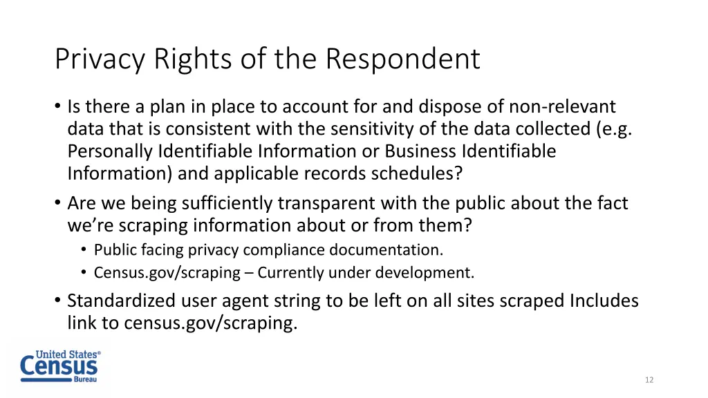 privacy rights of the respondent 1