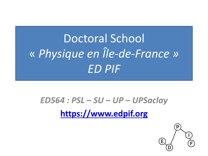 doctoral school physique en le de france ed pif