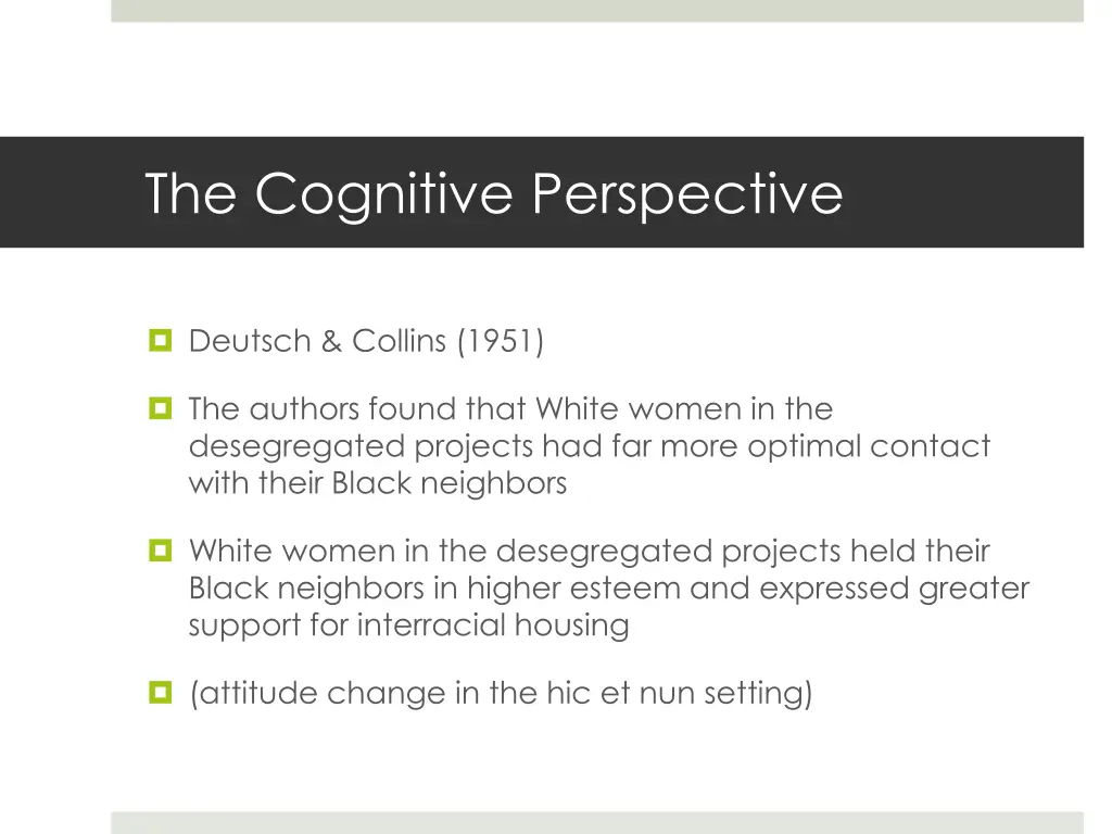 the cognitive perspective 10