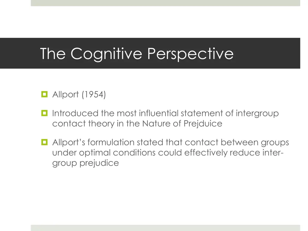 the cognitive perspective 11