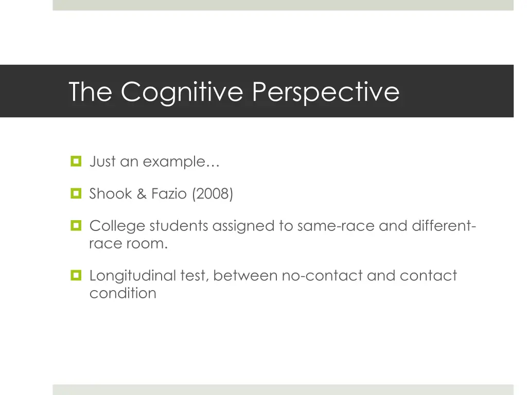 the cognitive perspective 15