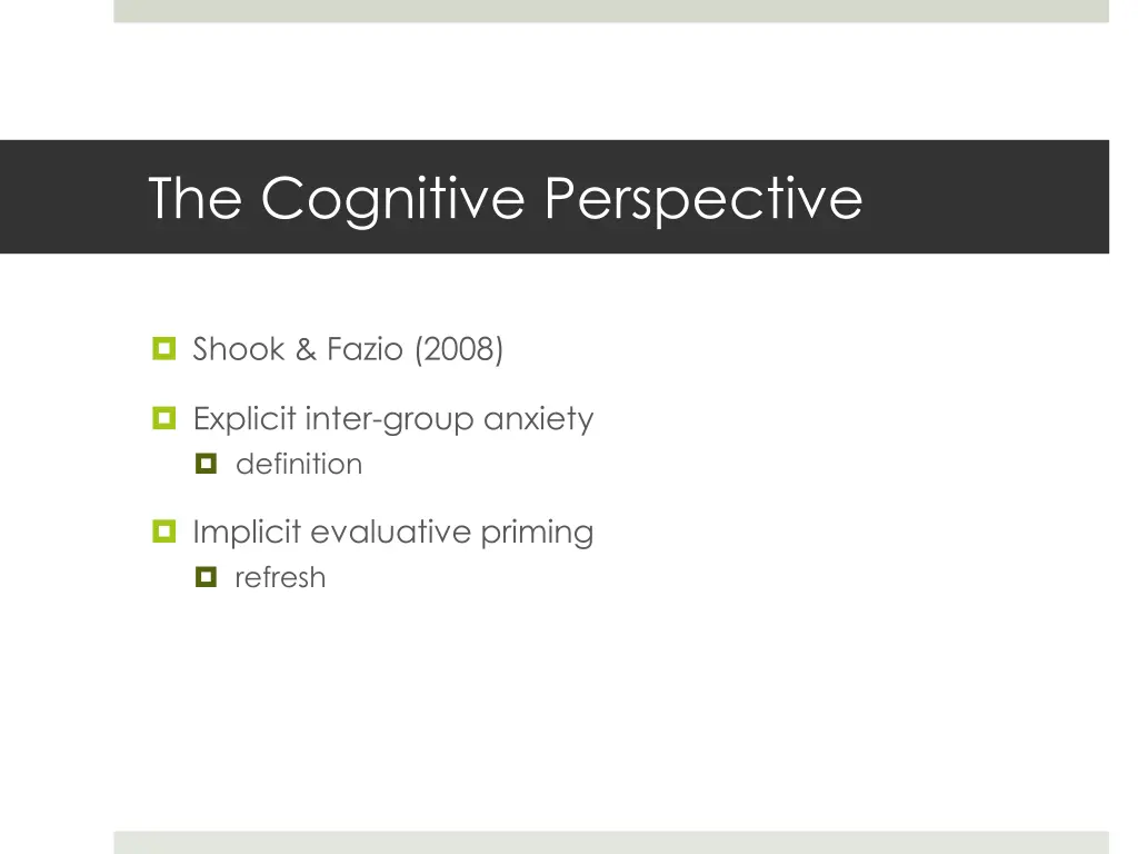 the cognitive perspective 16