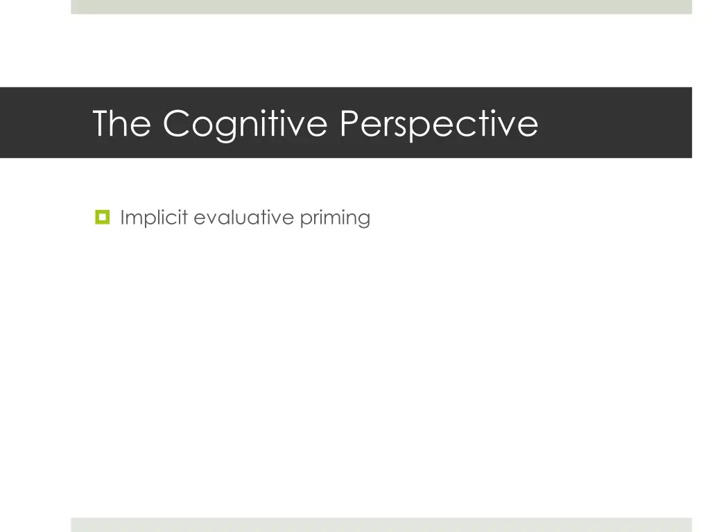 the cognitive perspective 18