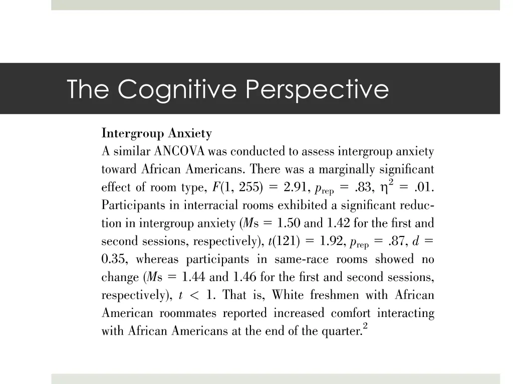 the cognitive perspective 22