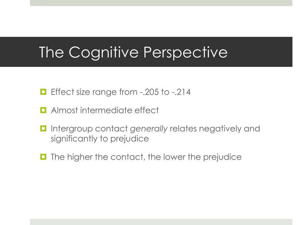 the cognitive perspective 31