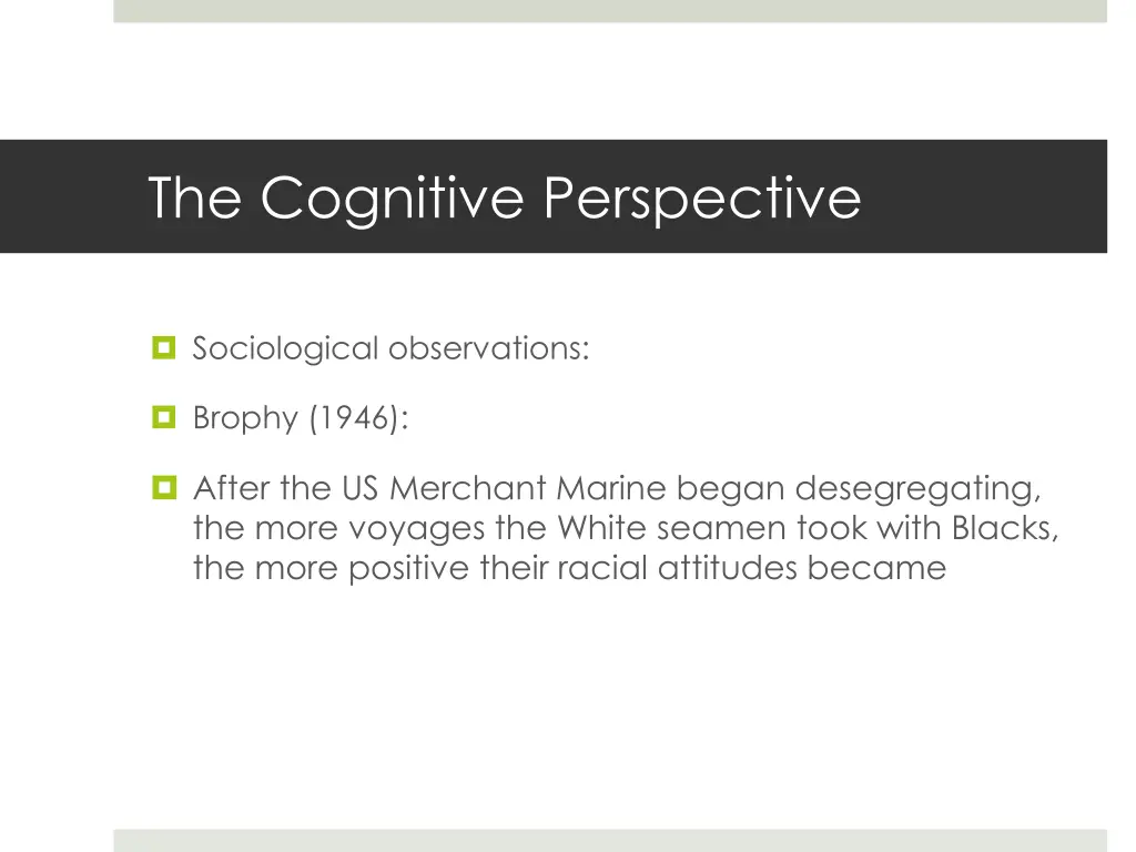 the cognitive perspective 6