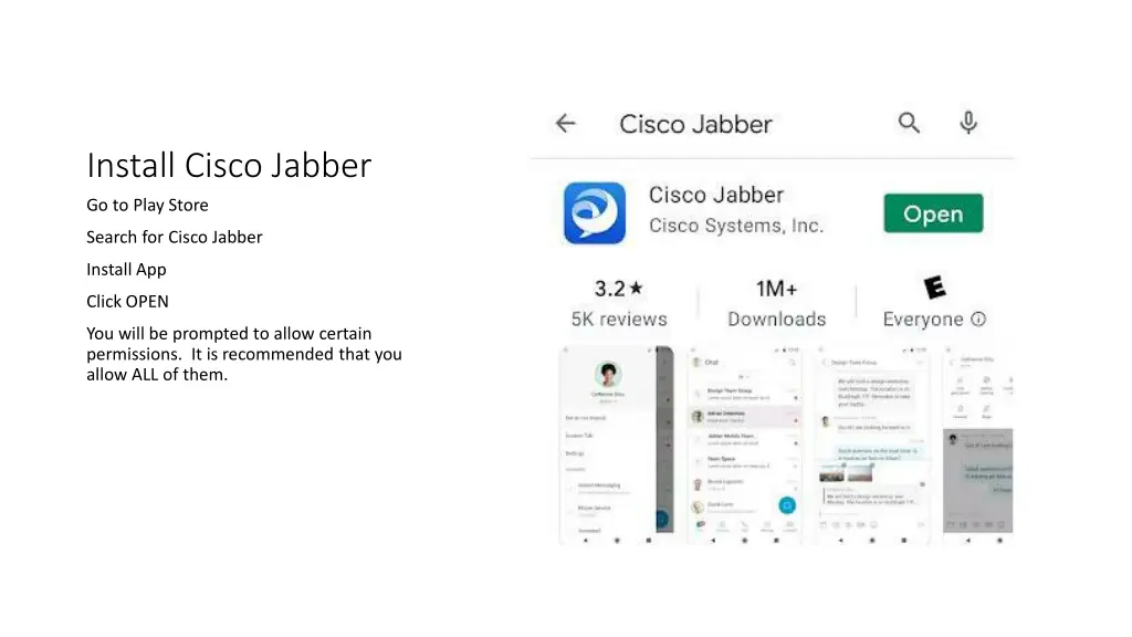 install cisco jabber