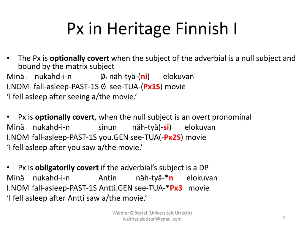 px in heritage finnish i