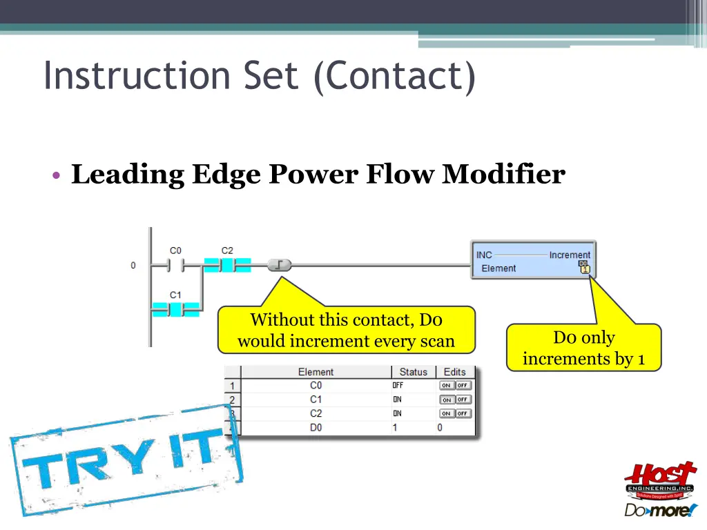 instruction set contact 1