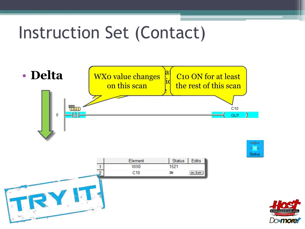 instruction set contact