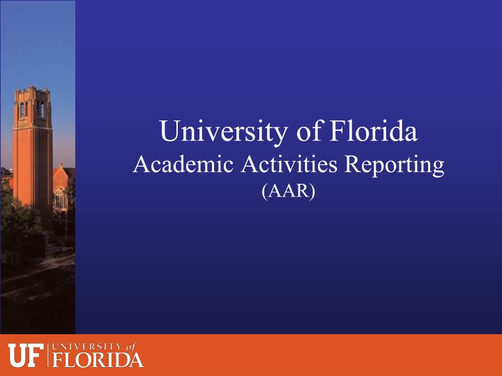 university of florida academic activities