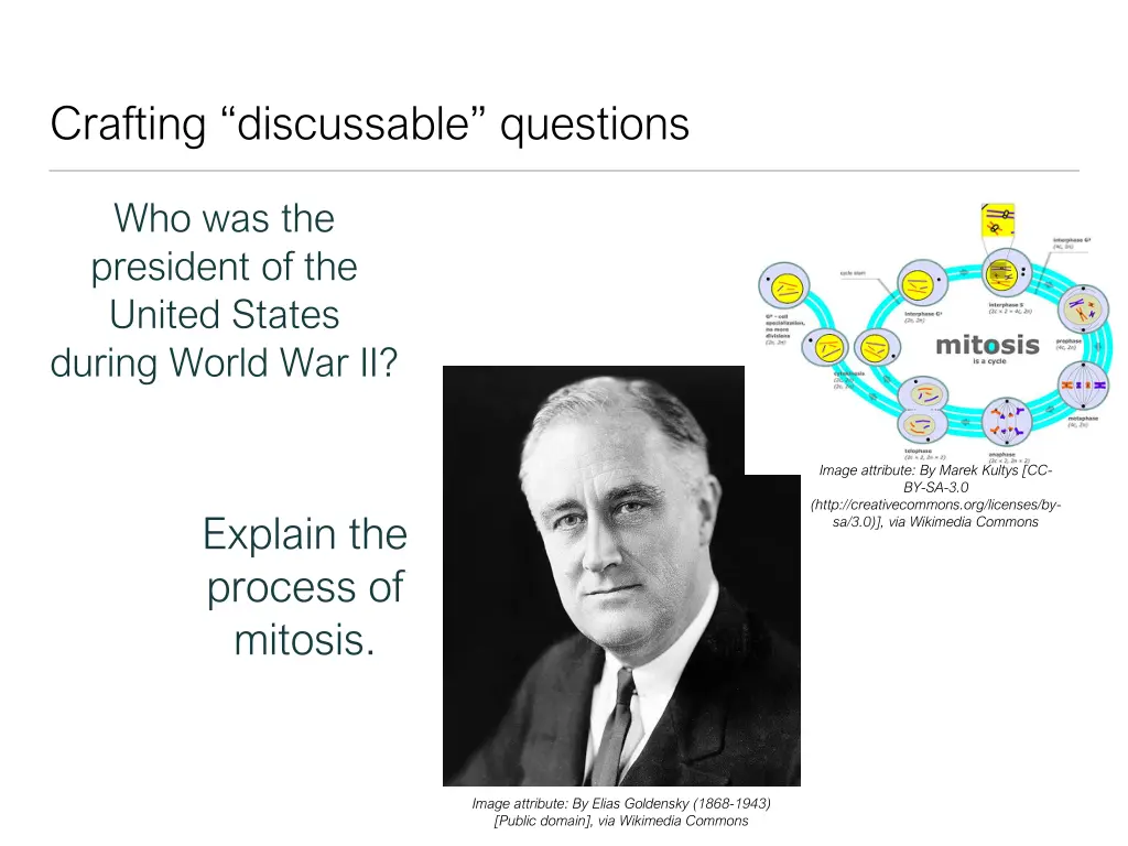 crafting discussable questions
