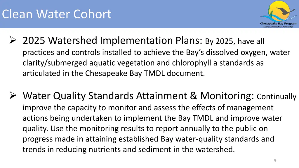 clean water cohort