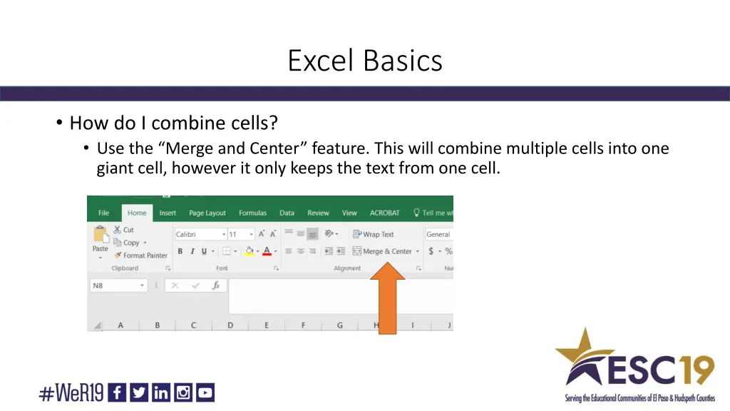 excel basics 1