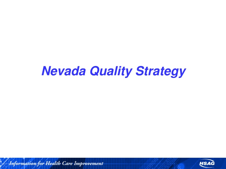 nevada quality strategy