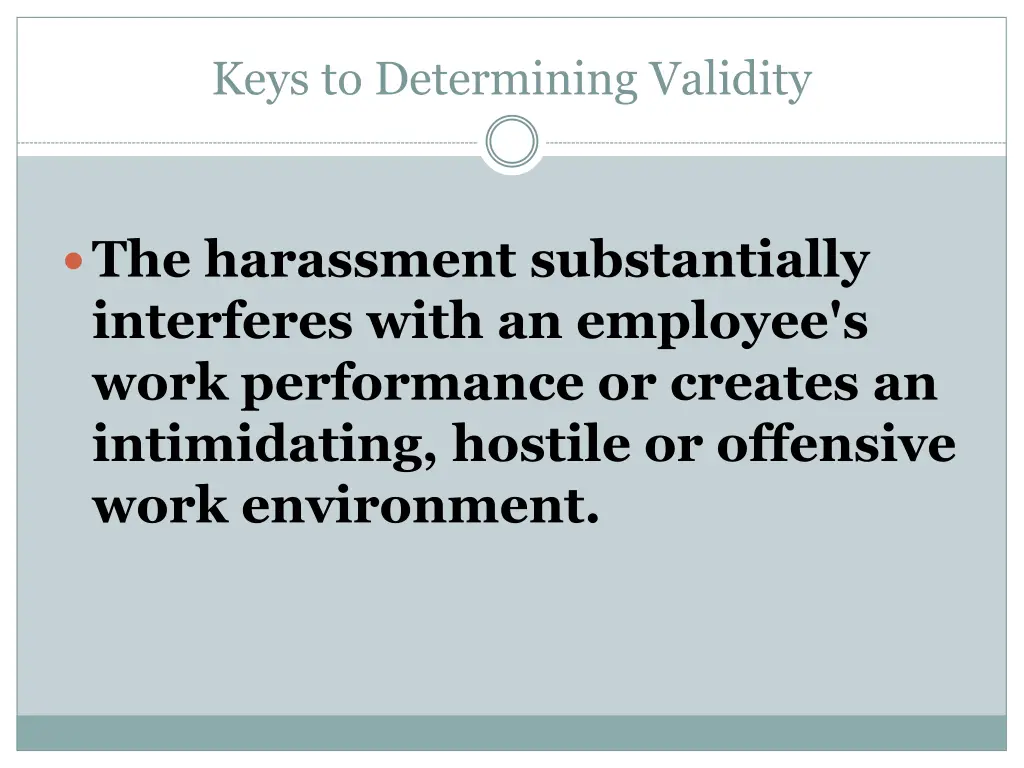 keys to determining validity 2