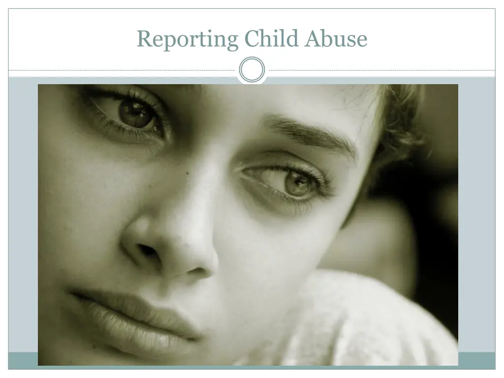 reporting child abuse