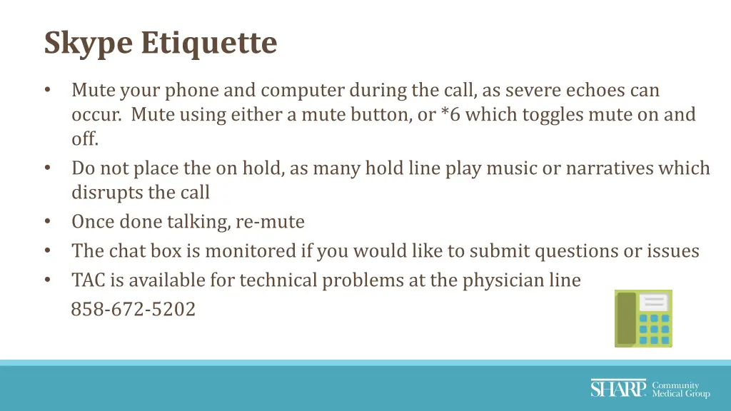 skype etiquette