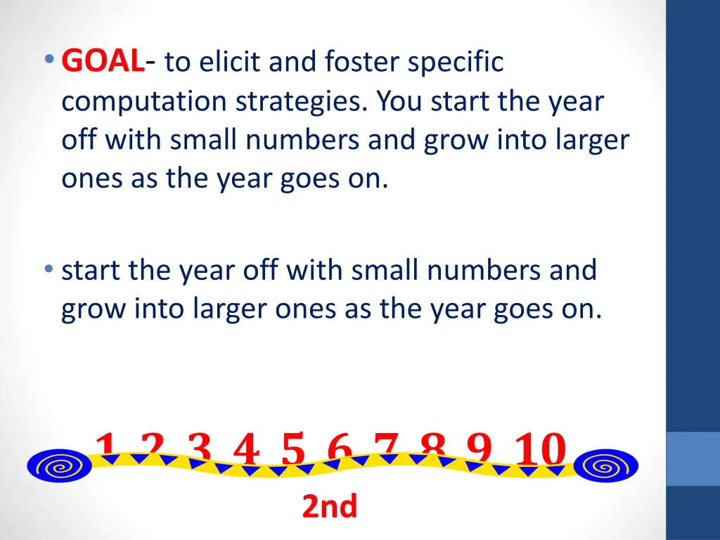 goal to elicit and foster specific computation