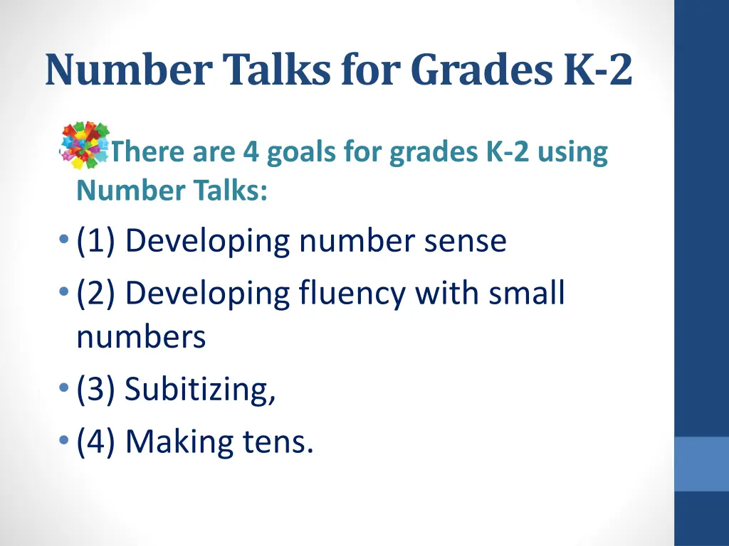 number talks for grades k 2