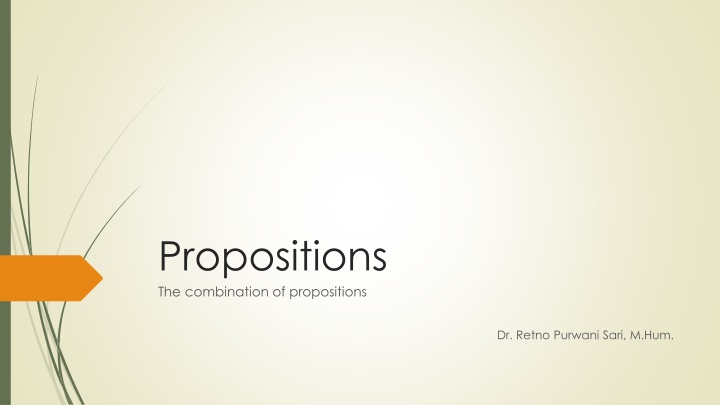 propositions the combination of propositions