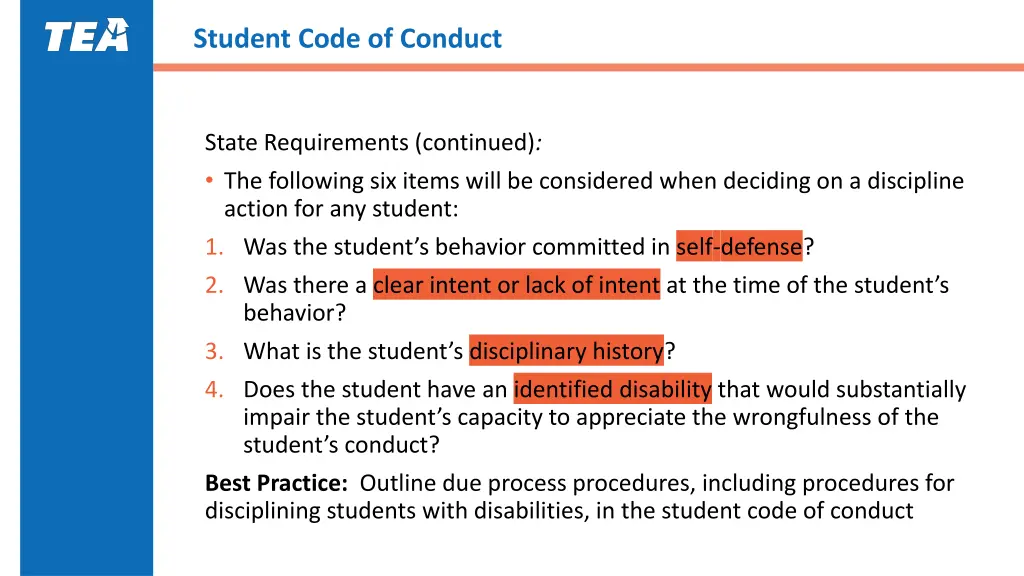 student code of conduct 3