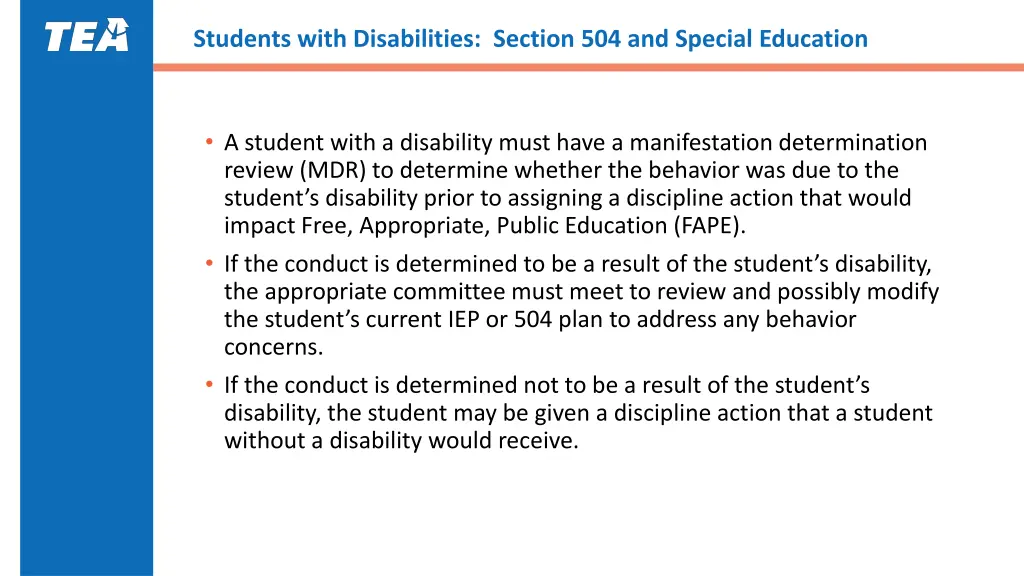 students with disabilities section 2