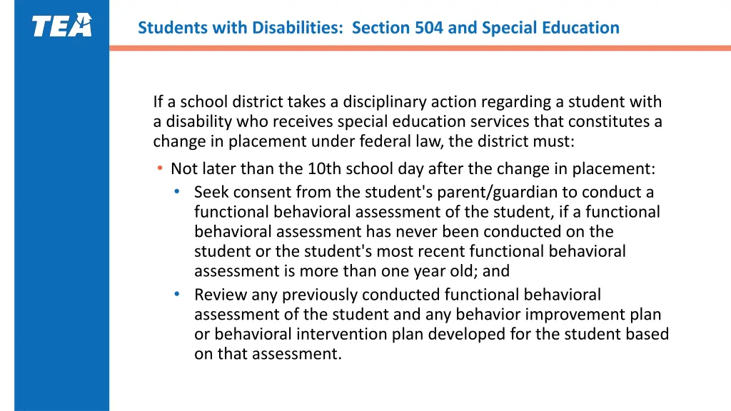 students with disabilities section 4