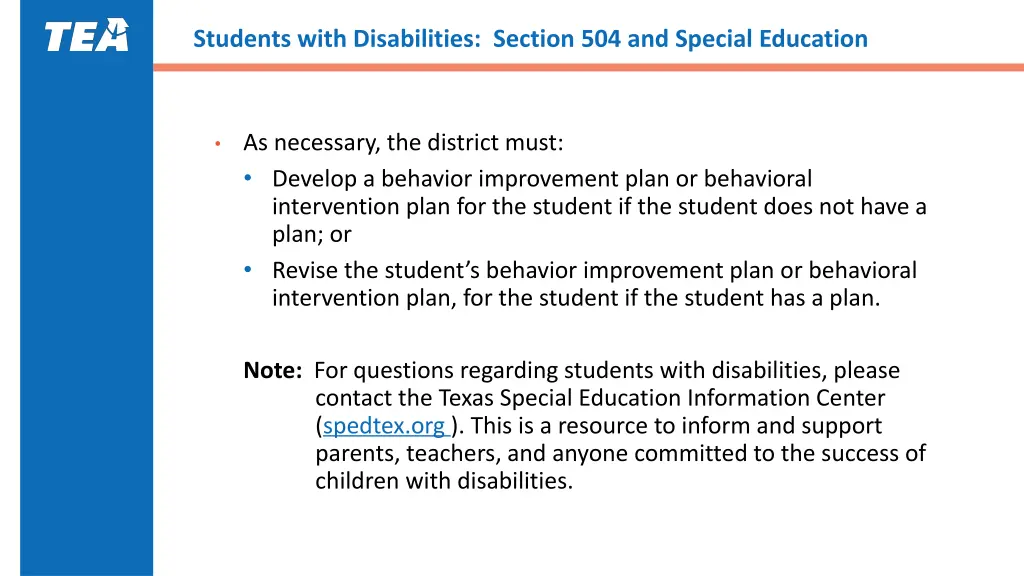 students with disabilities section 5