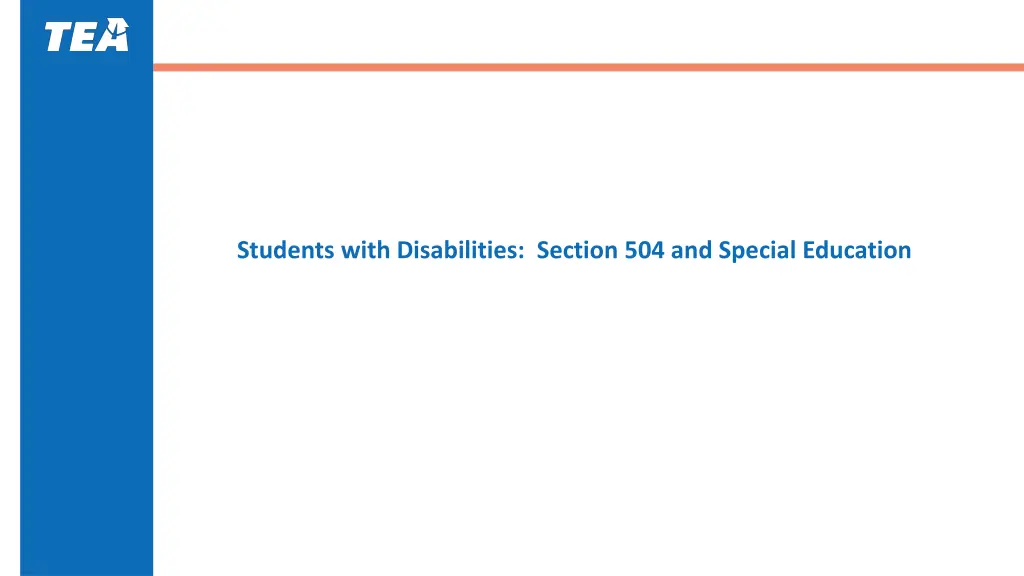 students with disabilities section