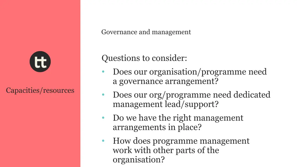 governance and management