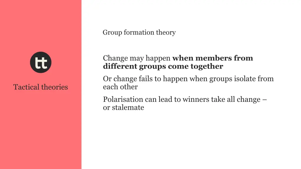 group formation theory