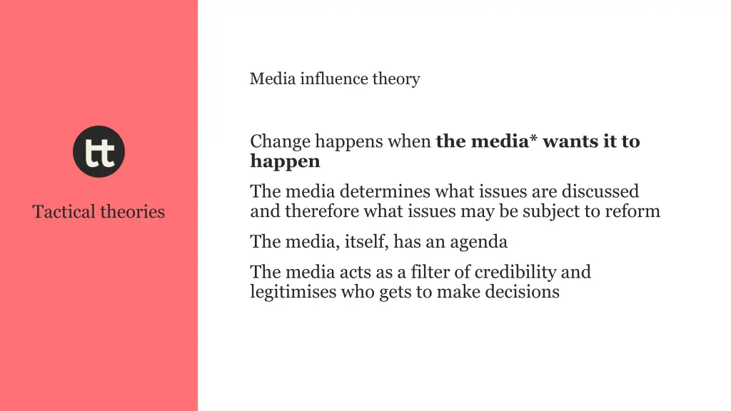 media influence theory