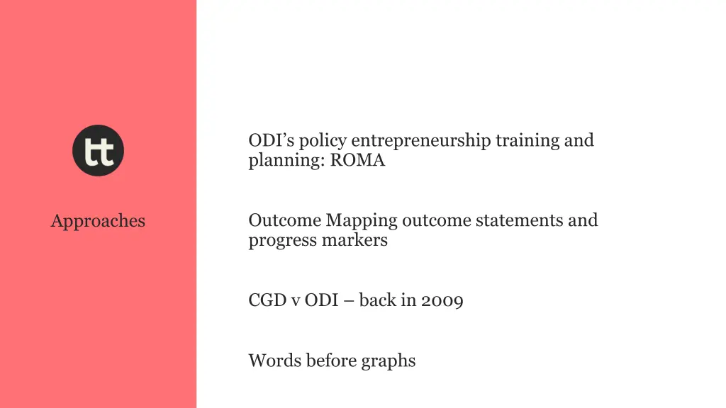 odi s policy entrepreneurship training