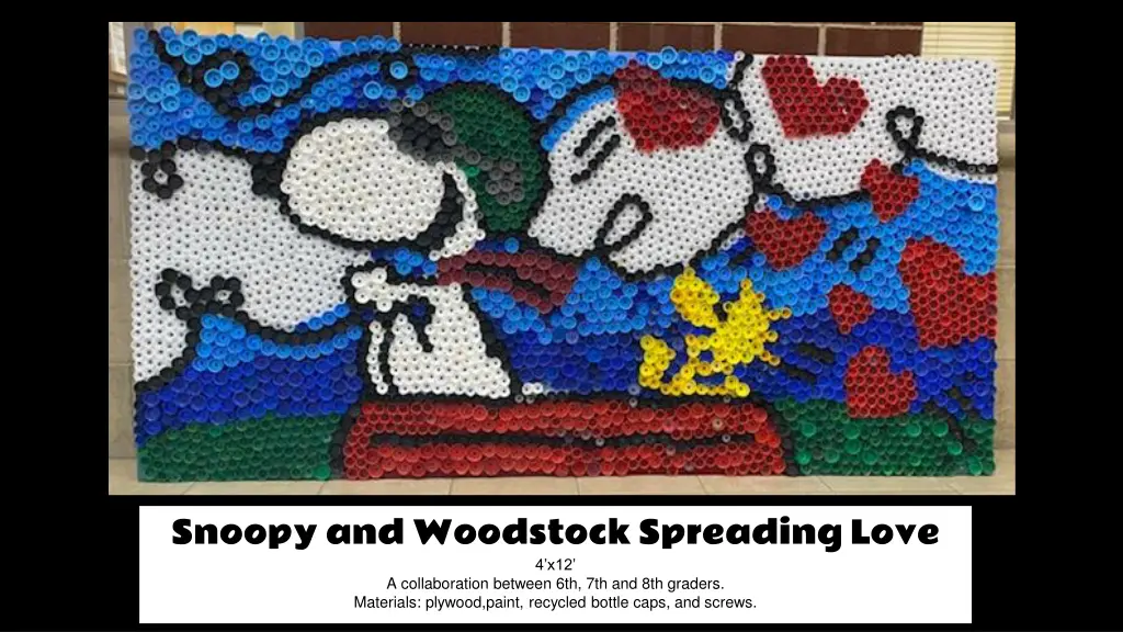 snoopy and woodstock spreading love