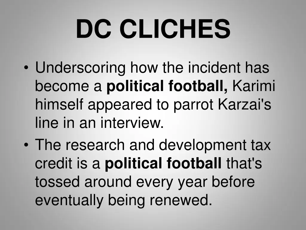 dc cliches 2