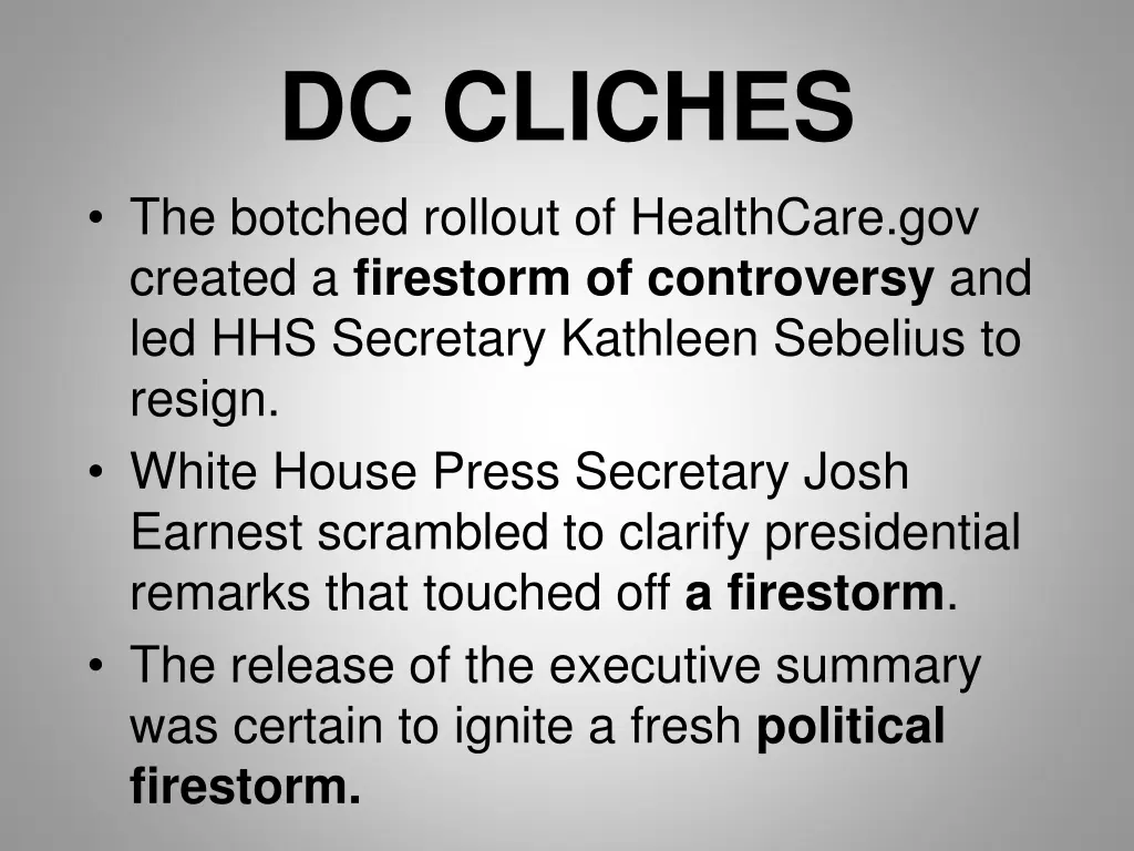 dc cliches the botched rollout of healthcare