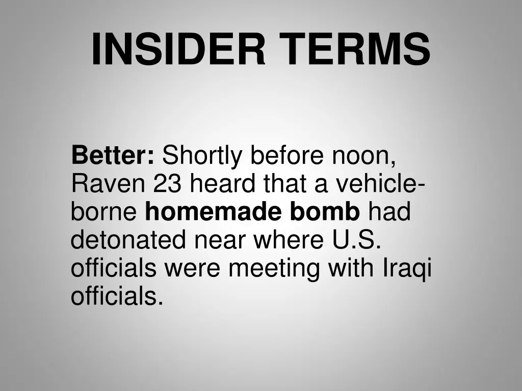 insider terms 10