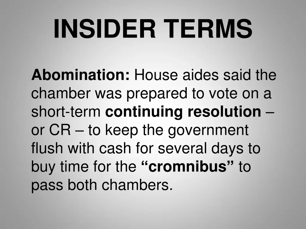 insider terms 8