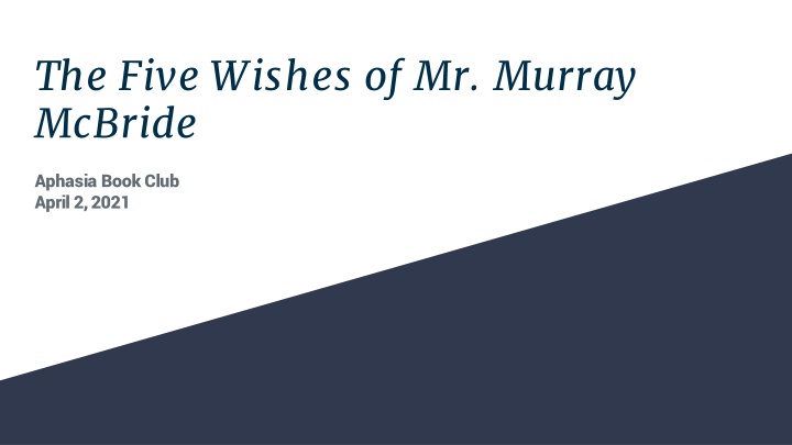 the five wishes of mr murray mcbride