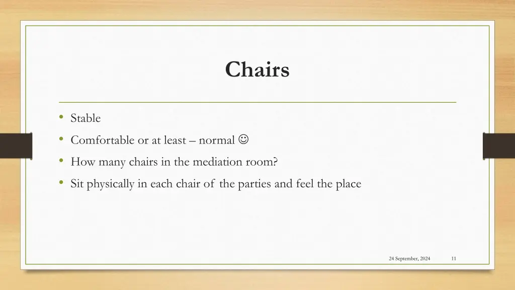 chairs