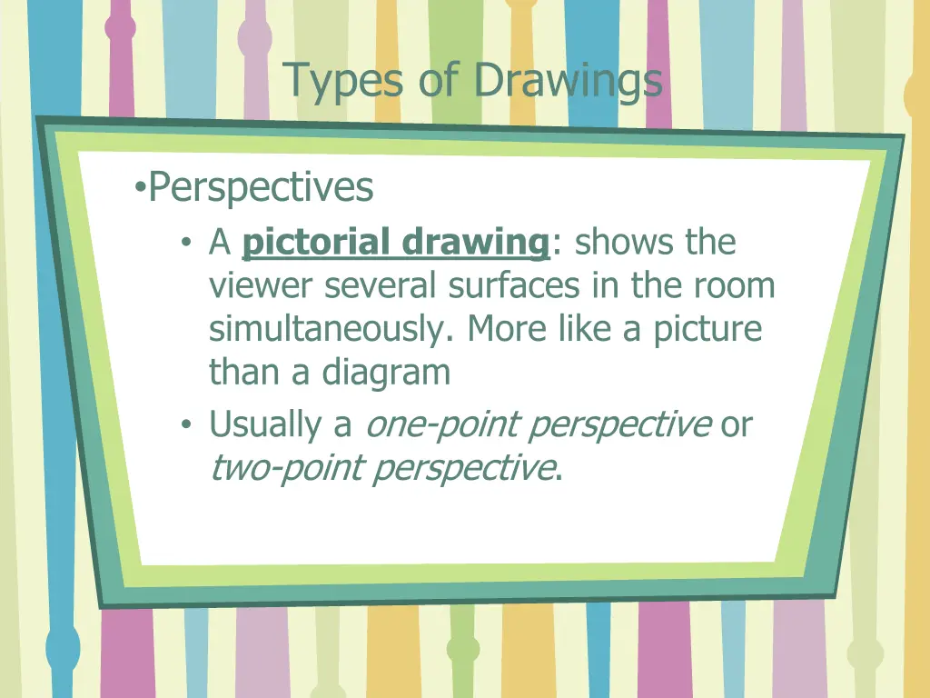 types of drawings