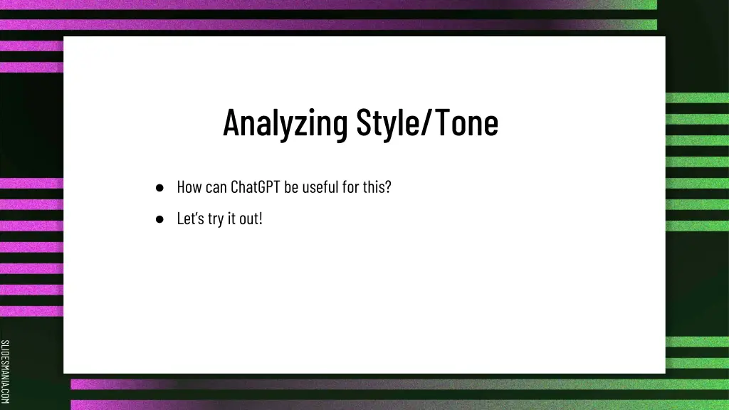 analyzing style tone 7