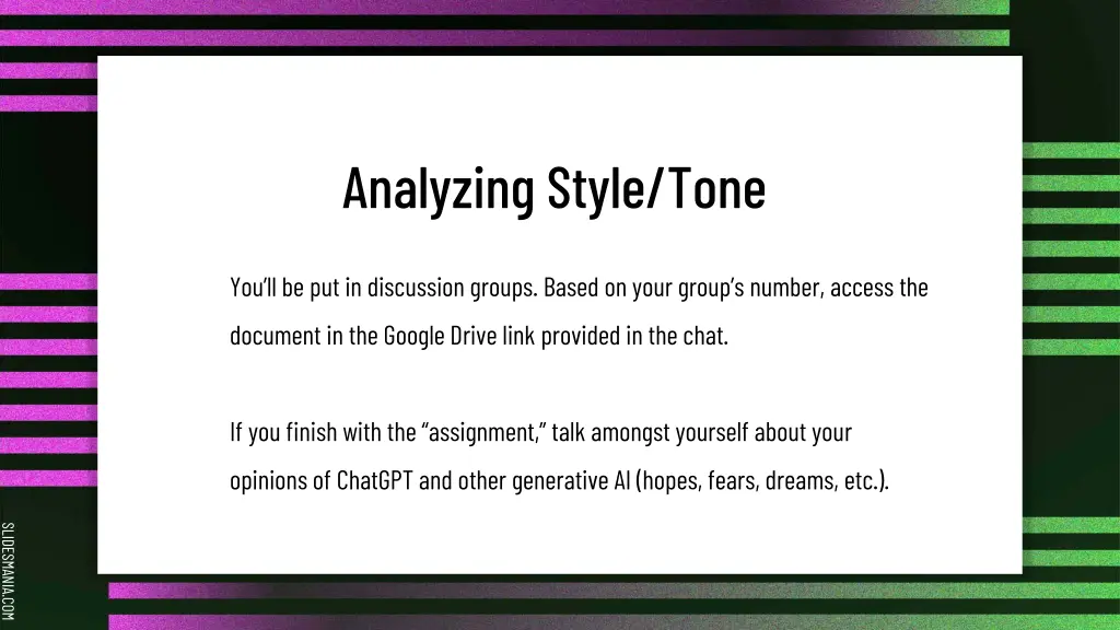 analyzing style tone 8