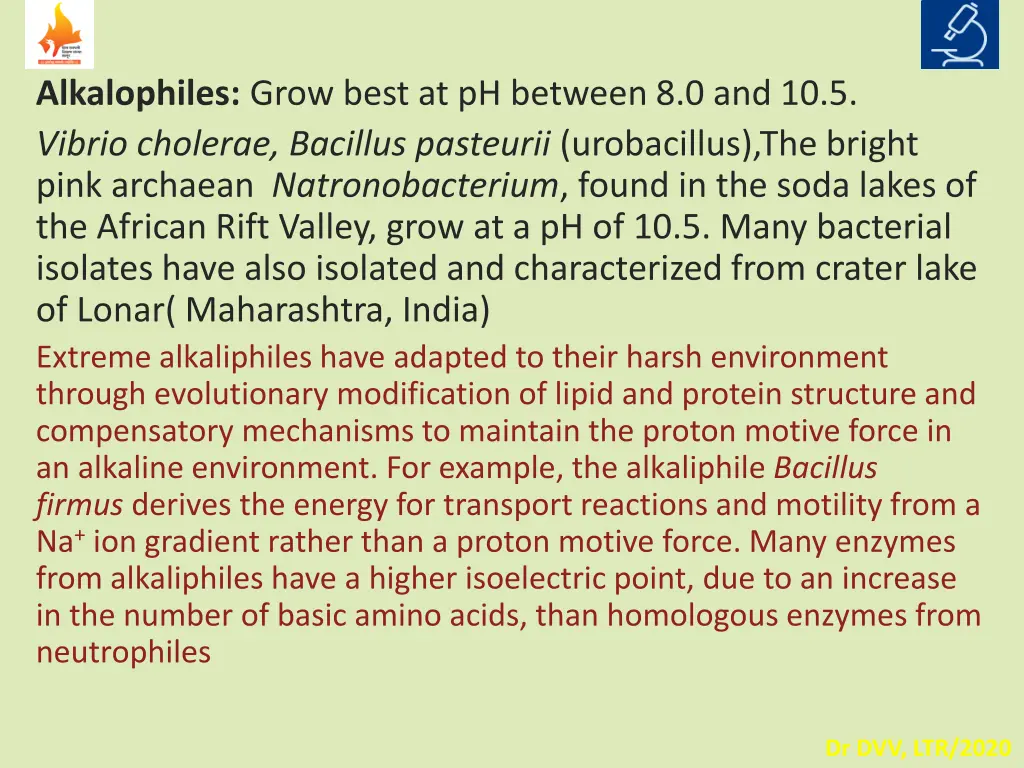 alkalophiles grow best at ph between